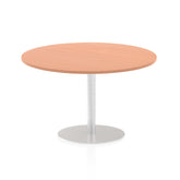 Dynamic Italia 1200mm Poseur Round Table Beech Top 725mm High Leg ITL0160 DD
